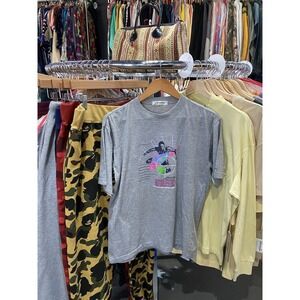 Vintage 90s Fortei Italian Sportswear Athletic Colorful Graphic T Shirt Size M